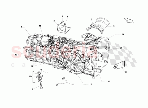 Part Diagram for Lamborghini 086300045D