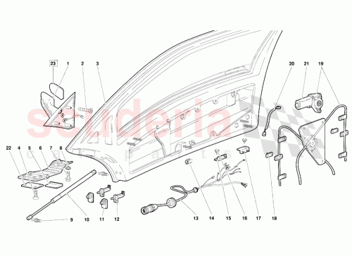 Part Diagram for Lamborghini 006130205