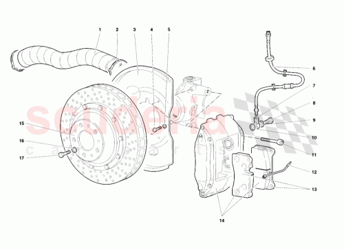 Part Diagram for Lamborghini 003113907