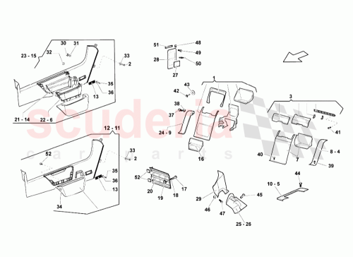 Part Diagram for Lamborghini 418867477D