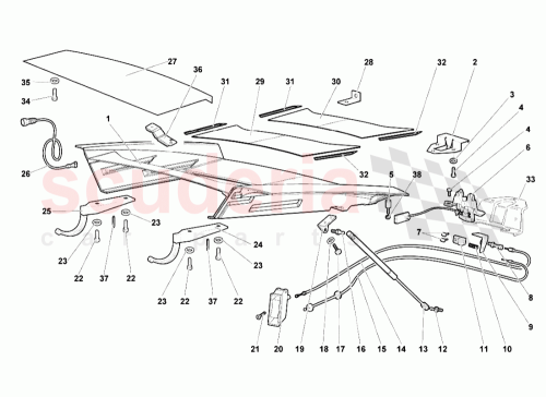Part Diagram for Lamborghini 418827991