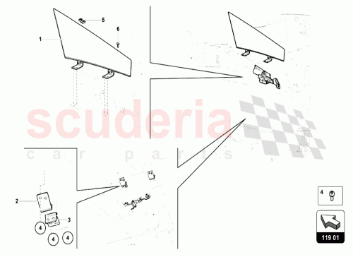 Part Diagram for Lamborghini 470119264B