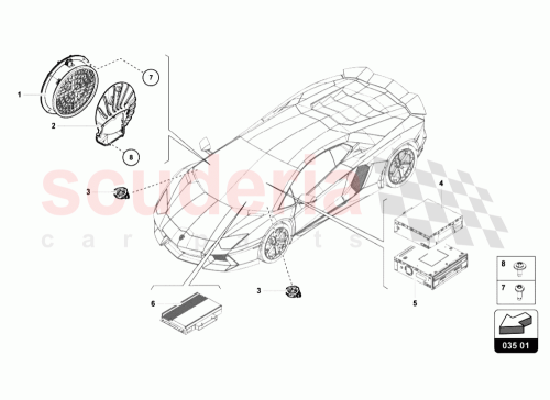 Part Diagram for Lamborghini 470035468A