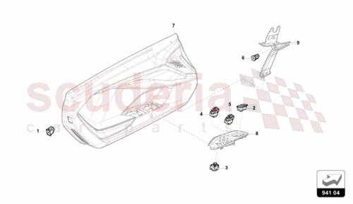 Part Diagram for Lamborghini 4KE962108