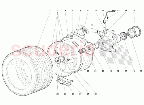 Part Diagram for Lamborghini 005336015