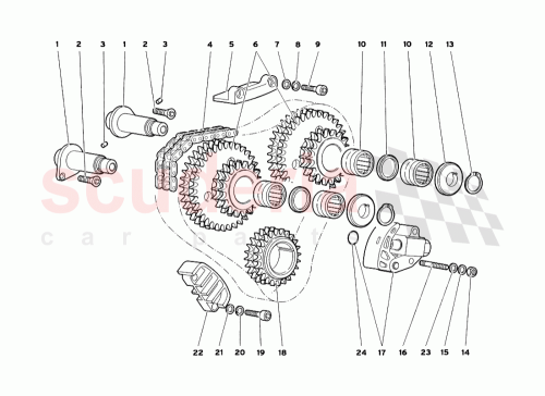 Part Diagram for Lamborghini 0012004032