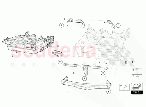 Part Diagram for Lamborghini 470807195A