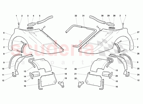 Part Diagram for Lamborghini 008700662