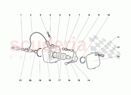 Part Diagram for Lamborghini 001635932