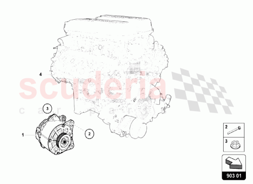 Part Diagram for Lamborghini 07L903015K