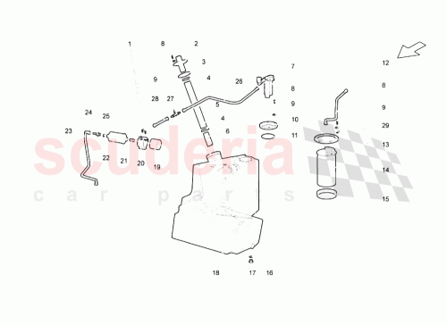 Part Diagram for Lamborghini 400201163A