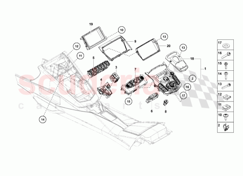 Part Diagram for Lamborghini 471941567A