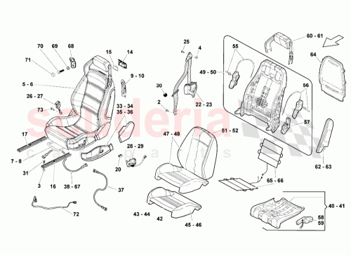 Part Diagram for Lamborghini 400881901C