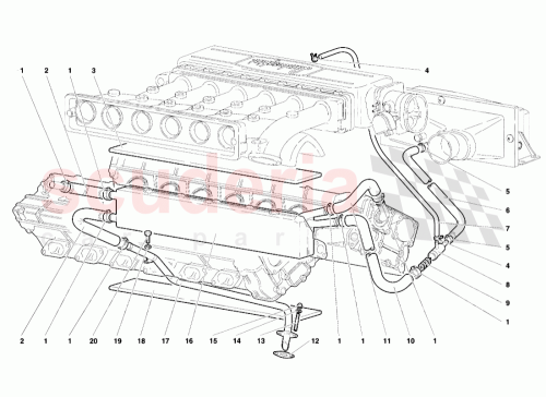 Part Diagram for Lamborghini 001532642
