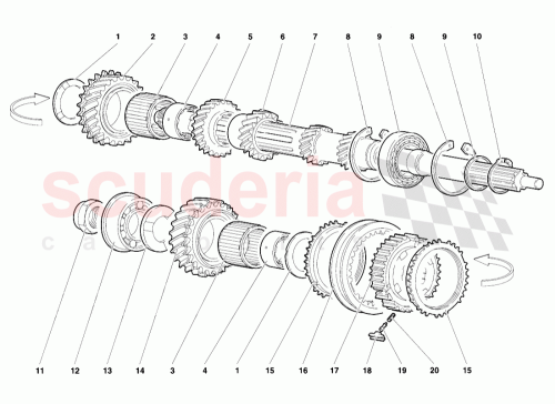 Part Diagram for Lamborghini 002424873