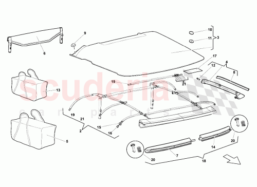 Part Diagram for Lamborghini 417871036005