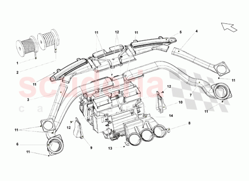 Part Diagram for Lamborghini 400819382B