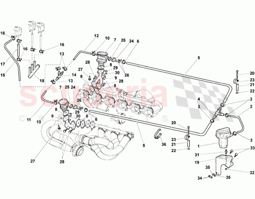Part Diagram for Lamborghini N10338901