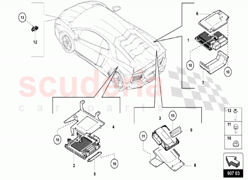 Part Diagram for Lamborghini 470907552C