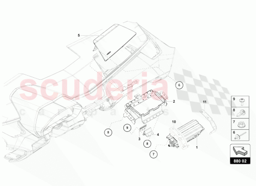 Part Diagram for Lamborghini 471880380C