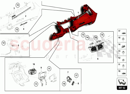 Part Diagram for Lamborghini 471857922J