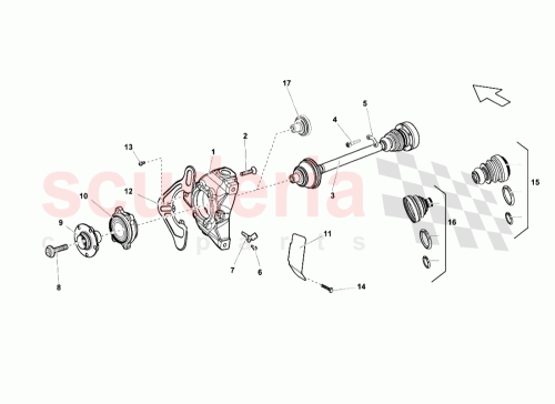 Part Diagram for Lamborghini 400498099