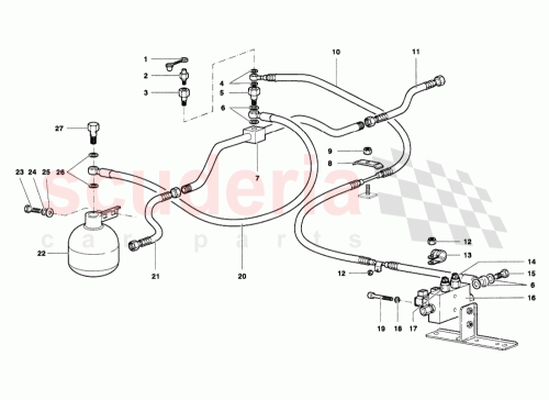 Part Diagram for Lamborghini 0051006814