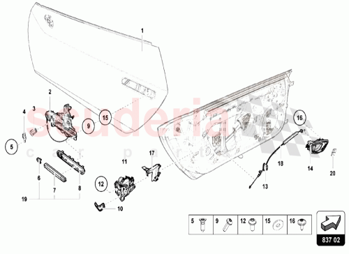Part Diagram for Lamborghini 4G8962107