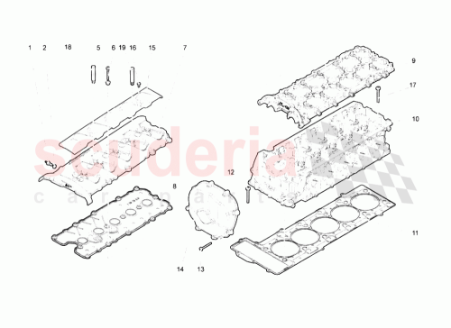 Part Diagram for Lamborghini 07L103064A