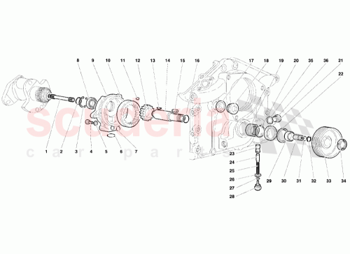Part Diagram for Lamborghini 001524375