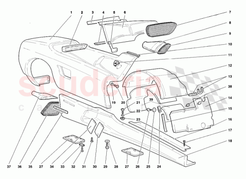 Part Diagram for Lamborghini 009421428