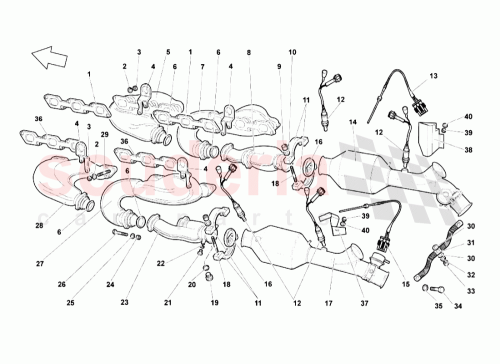 Part Diagram for Lamborghini 07M251718K