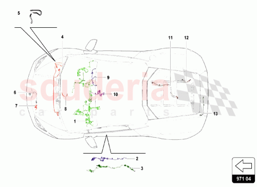 Part Diagram for Lamborghini 4T2971029