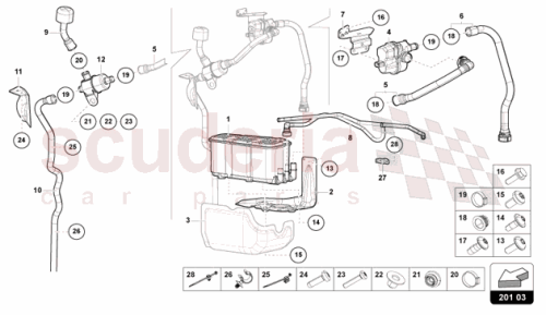 Part Diagram for Lamborghini 47B201755