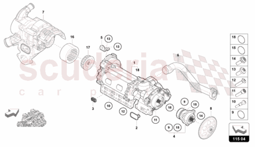 Part Diagram for Lamborghini 07M115105AF