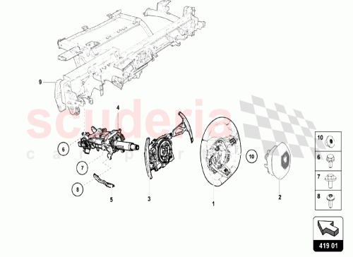 Part Diagram for Lamborghini N90799102
