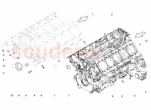 Part Diagram for Lamborghini 07L103158D