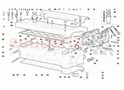 Part Diagram for Lamborghini 008834401