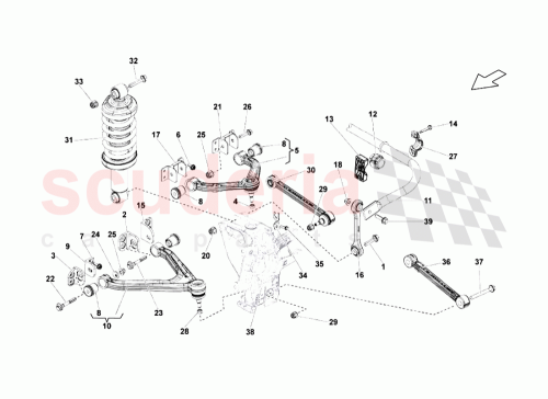 Part Diagram for Lamborghini 400512019AS