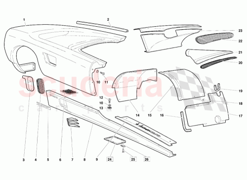 Part Diagram for Lamborghini 009410300