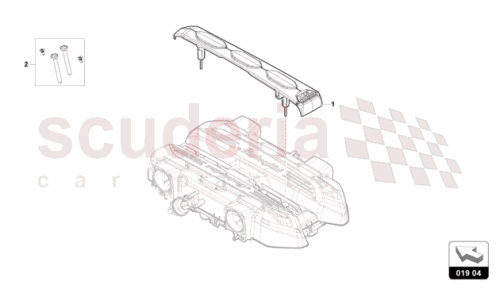 Part Diagram for Lamborghini 47B103927