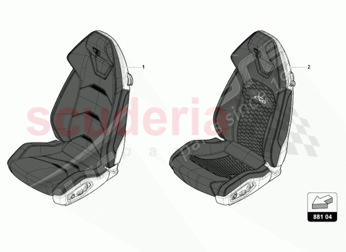 Part Diagram for Lamborghini 4T7881011AG003