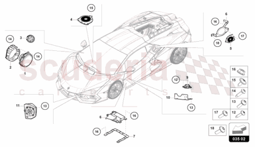 Part Diagram for Lamborghini 47B907342