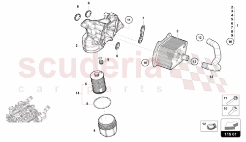 Part Diagram for Lamborghini 07M103632A