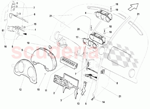 Part Diagram for Lamborghini 402941567K