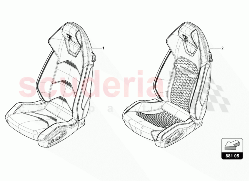Part Diagram for Lamborghini 4T0881012AT