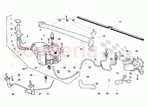 Part Diagram for Lamborghini 418955023