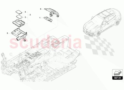 Part Diagram for Lamborghini 4N2907468AA