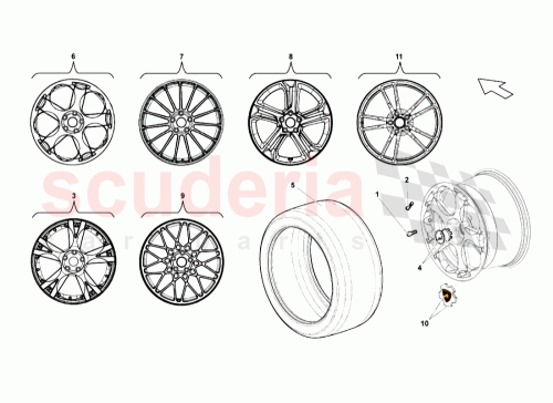 Part Diagram for Lamborghini 400601139