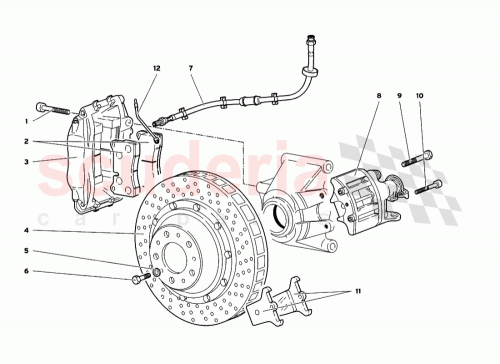 Part Diagram for Lamborghini 0032001458